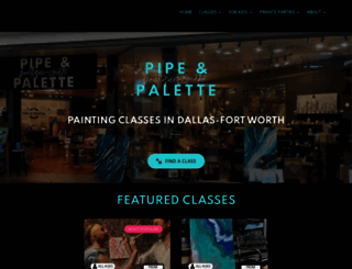 pipeandpalette.com screenshot
