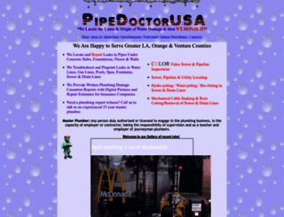 pipedoctorusa.com screenshot