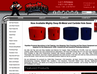 pipemanproducts.com screenshot
