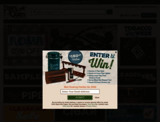 pipesandcigars.com screenshot