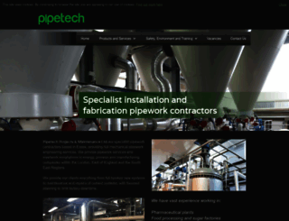 pipetechgroup.co.uk screenshot
