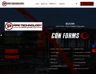 pipetechnology.com screenshot