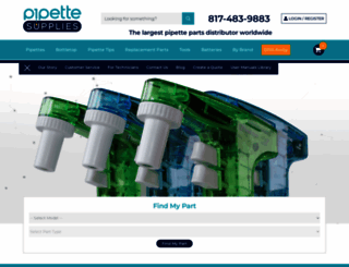 pipettesupplies.com screenshot