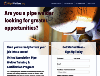 pipewelders.org screenshot