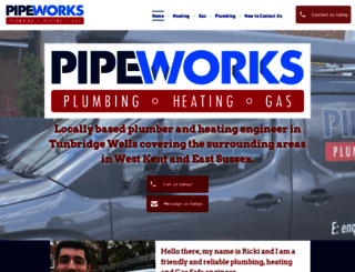 pipeworks-plumbing.co.uk screenshot