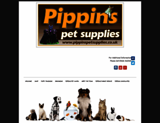 pippinspetsupplies.co.uk screenshot
