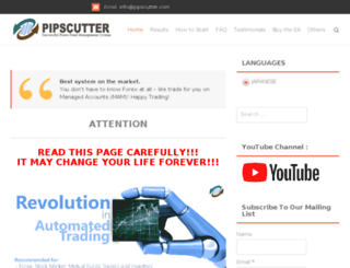 pipscutter.com screenshot