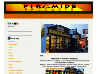 piramideproducts.com screenshot