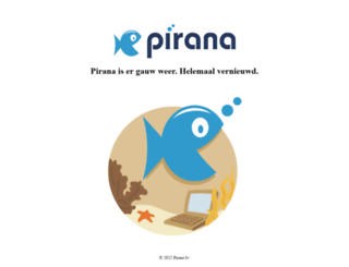 pirana.be screenshot