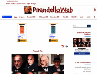 pirandelloweb.com screenshot