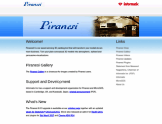 piranesi.co.uk screenshot