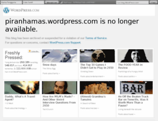 piranhamas.wordpress.com screenshot