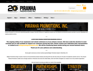 piranhapromotions.com screenshot
