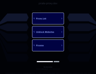 pirate-proxy.dev screenshot