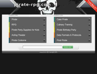 pirate-rpg.com screenshot