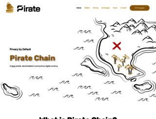 piratechain.org screenshot