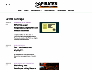 piratenpartei-bayern.de screenshot