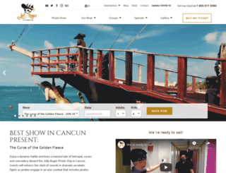 pirateshowcancun.com screenshot