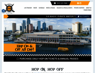 piratewatertaxi.com screenshot