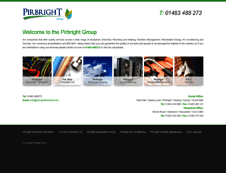 pirbrightgroup.com screenshot