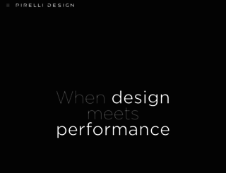 pirellidesign.com screenshot