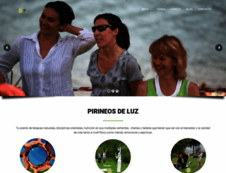 pirineosdeluz.es screenshot