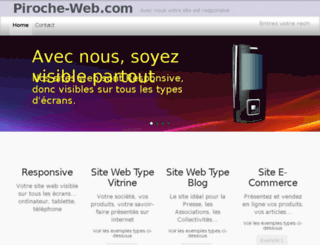 piroche-web.com screenshot