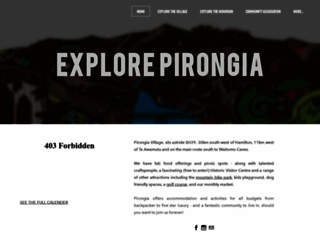pirongia.org.nz screenshot