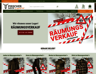 pirschershop.de screenshot