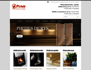 pirtele.lt screenshot