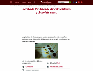 piruletas-de-chocolate-blanco-y-chocolate-negro.recetascomidas.com screenshot