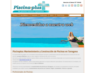 piscinaplus.com screenshot