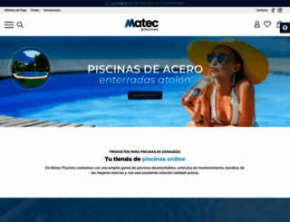 piscinasmatec.com screenshot