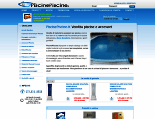 piscinepiscine.it screenshot