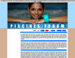 piscines-forum.com screenshot