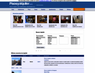 pisosyalquiler.com screenshot