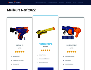 pistolet-nerf.fr screenshot