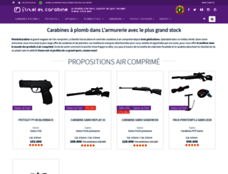 pistoletcarabine.fr screenshot
