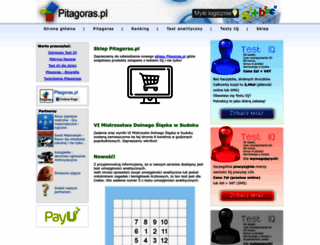 pitagoras.pl screenshot