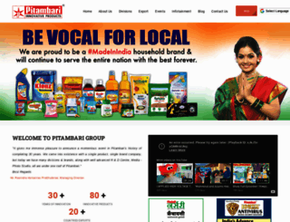 pitambari.com screenshot