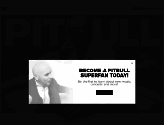 pitbullmusic.com screenshot