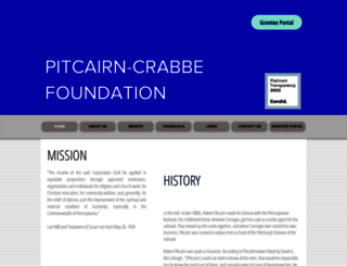 pitcairn-crabbe.org screenshot