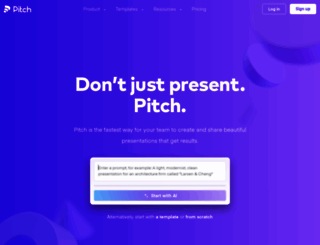pitch.com screenshot