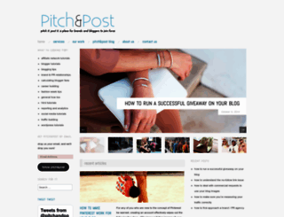 pitchandpost.wordpress.com screenshot