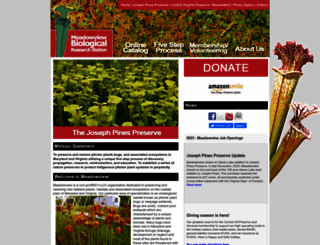 pitcherplant.org screenshot