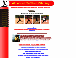 pitchsoftball.com screenshot