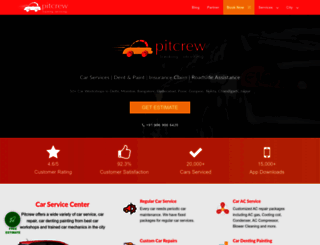 pitcrew.co.in screenshot