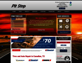 pitstoptire.net screenshot