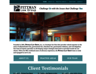 pittman-law.com screenshot