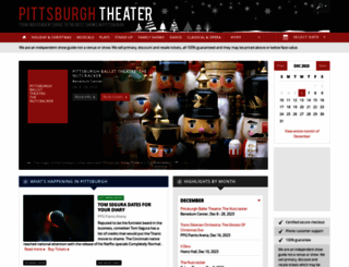 pittsburgh-theater.com screenshot